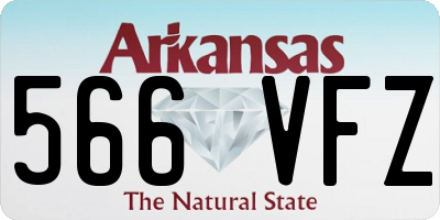 AR license plate 566VFZ