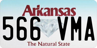 AR license plate 566VMA