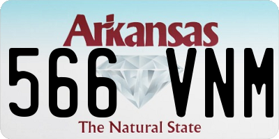 AR license plate 566VNM