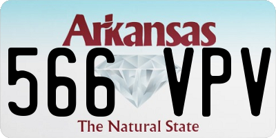AR license plate 566VPV