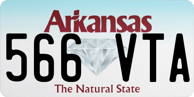 AR license plate 566VTA