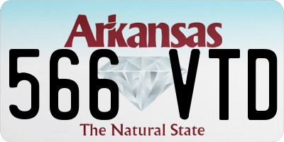 AR license plate 566VTD