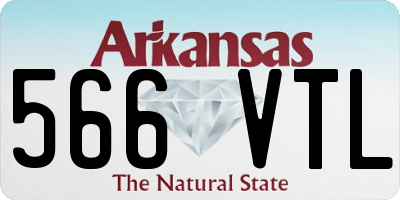 AR license plate 566VTL