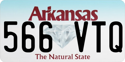 AR license plate 566VTQ