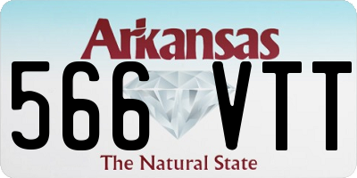 AR license plate 566VTT
