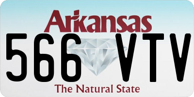 AR license plate 566VTV