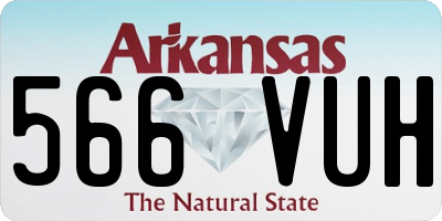 AR license plate 566VUH
