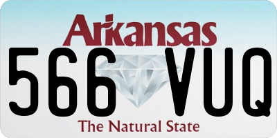 AR license plate 566VUQ