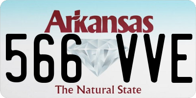 AR license plate 566VVE