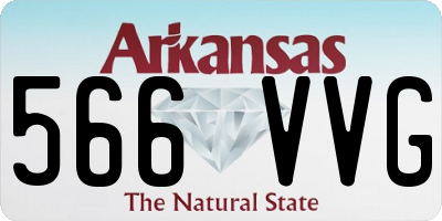 AR license plate 566VVG