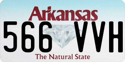 AR license plate 566VVH