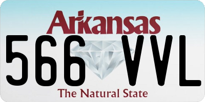 AR license plate 566VVL