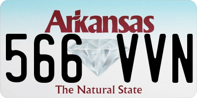AR license plate 566VVN