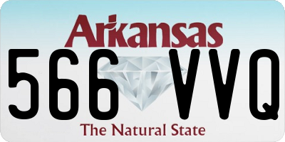 AR license plate 566VVQ