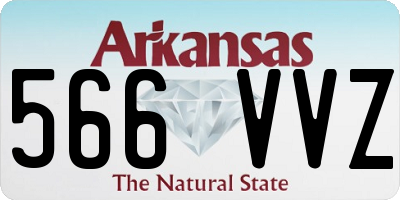 AR license plate 566VVZ