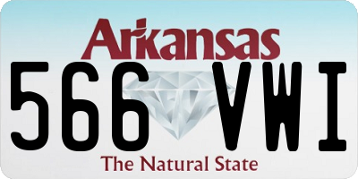 AR license plate 566VWI