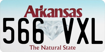 AR license plate 566VXL