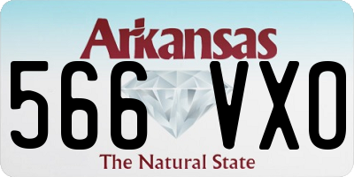 AR license plate 566VXO