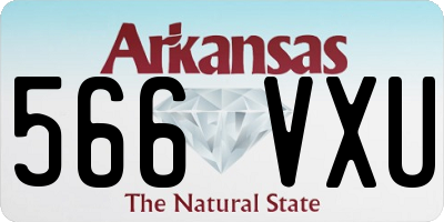 AR license plate 566VXU