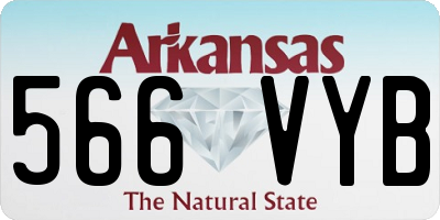 AR license plate 566VYB