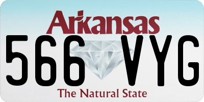AR license plate 566VYG