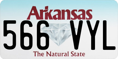 AR license plate 566VYL