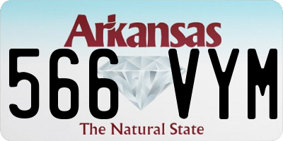 AR license plate 566VYM