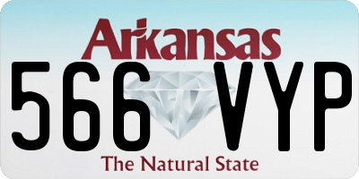 AR license plate 566VYP