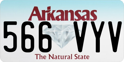 AR license plate 566VYV