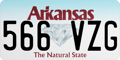 AR license plate 566VZG