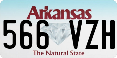 AR license plate 566VZH