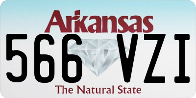 AR license plate 566VZI