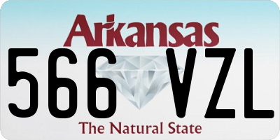 AR license plate 566VZL