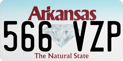AR license plate 566VZP