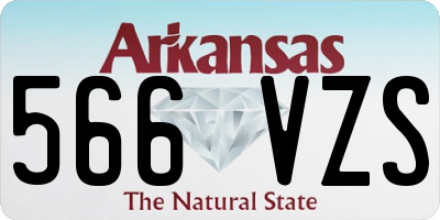 AR license plate 566VZS
