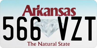 AR license plate 566VZT