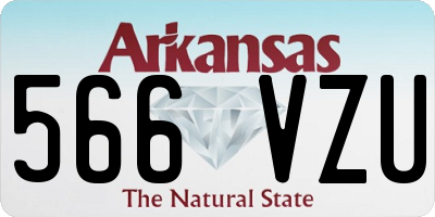 AR license plate 566VZU