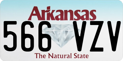 AR license plate 566VZV