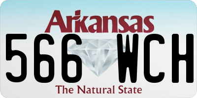 AR license plate 566WCH