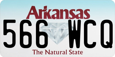 AR license plate 566WCQ