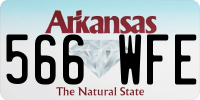 AR license plate 566WFE