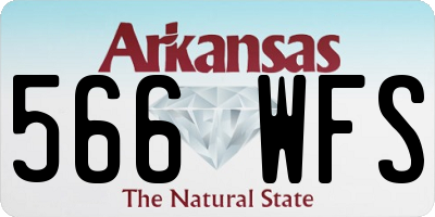 AR license plate 566WFS