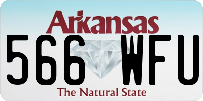 AR license plate 566WFU