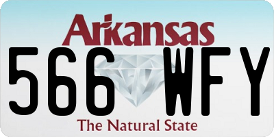 AR license plate 566WFY
