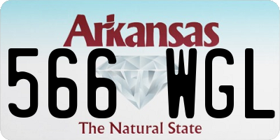 AR license plate 566WGL