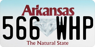 AR license plate 566WHP