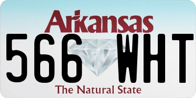 AR license plate 566WHT