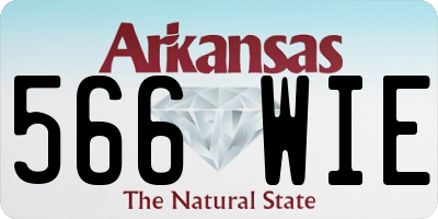 AR license plate 566WIE