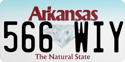 AR license plate 566WIY
