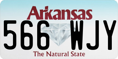 AR license plate 566WJY